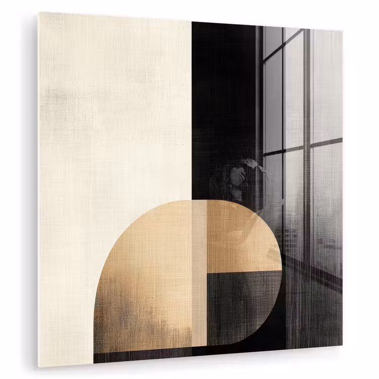 Vormen - Modern - Zwart plexiglas 5mm klein -zzzproduct_nieuw