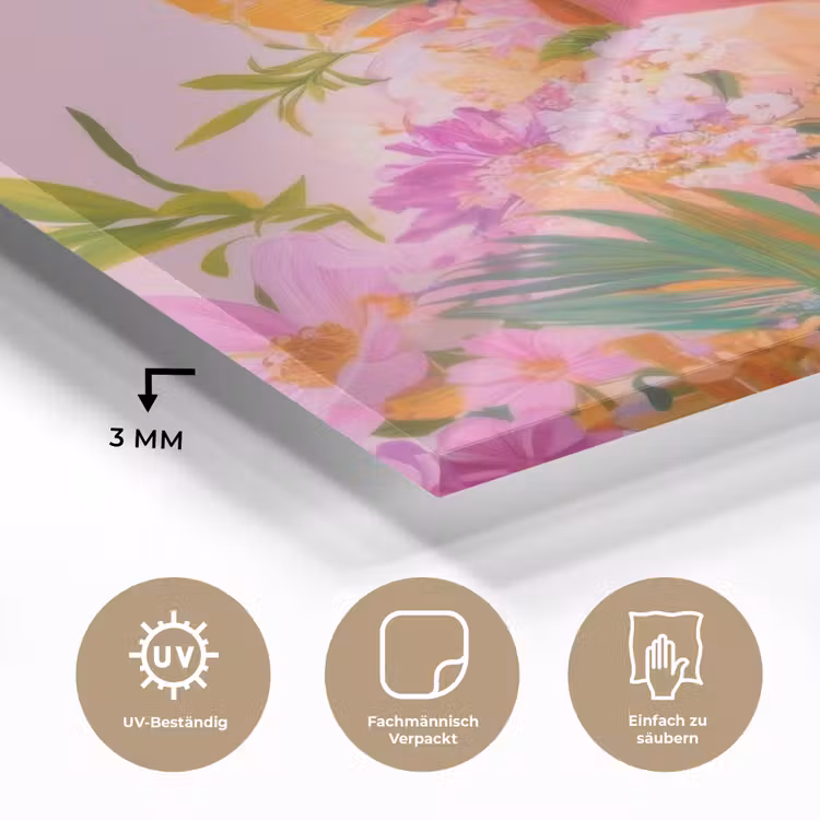 Vrouw - Abstract - Cirkel - Bloemen plexiglas 5mm klein -wsfeer2_DE