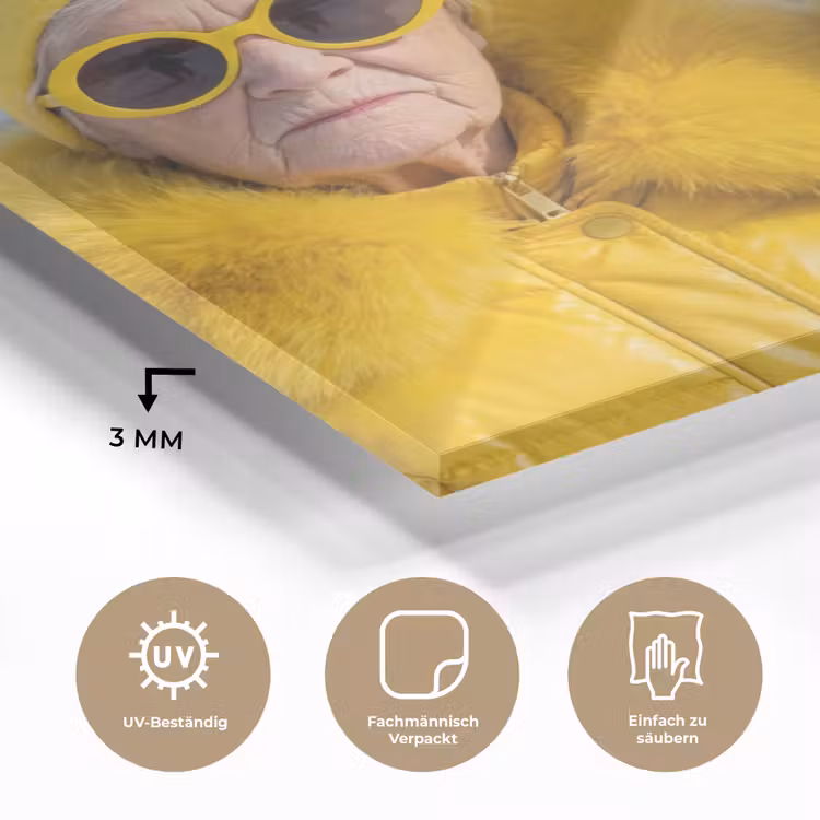 Vrouwen - Bananen - Geel plexiglas 5mm klein -wsfeer2_DE