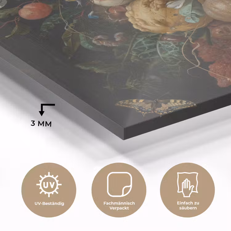 Festoen van vruchten en bloemen - Schilderij van Jan Davidsz. de Heem plexiglas 5mm klein -wsfeer2_DE