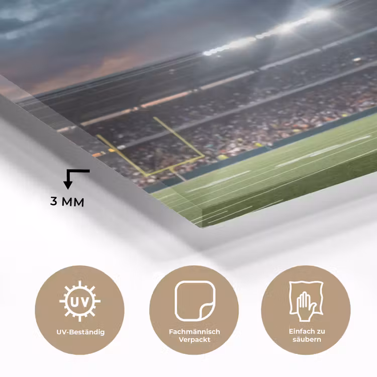 Football - Bal - Stadion - Sport plexiglas 5mm klein -wsfeer2_DE