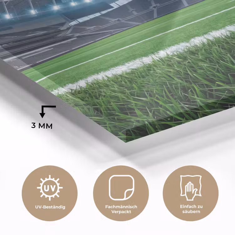 Voetbal - Stadion - Sport - Groen plexiglas 5mm klein -wsfeer2_DE