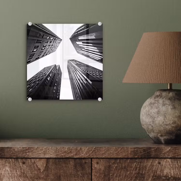 Gebouwen - Lucht - Zwart plexiglas 5mm klein -sfeer3
