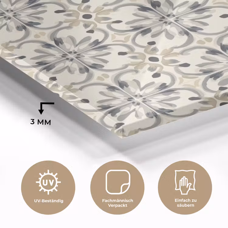 Floraal - Patroon - Kleurrijk plexiglas 5mm klein 11 -wsfeer2_DE