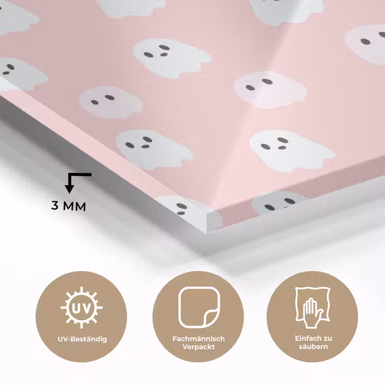 Spookjes - Patroon - Roze plexiglas 5mm klein 11 -wsfeer2_DE