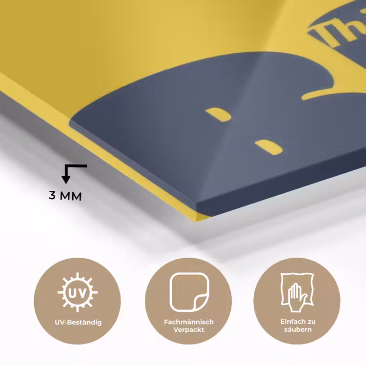 Geel - Think big - Grafisch plexiglas 5mm klein -wsfeer2_DE
