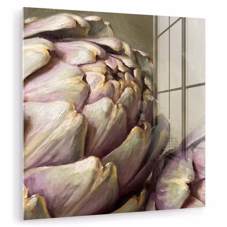 Glasbild - Gemüse – Stillleben – Gemälde - Groente - Stilleven - Schilderij plexiglas 5mm klein