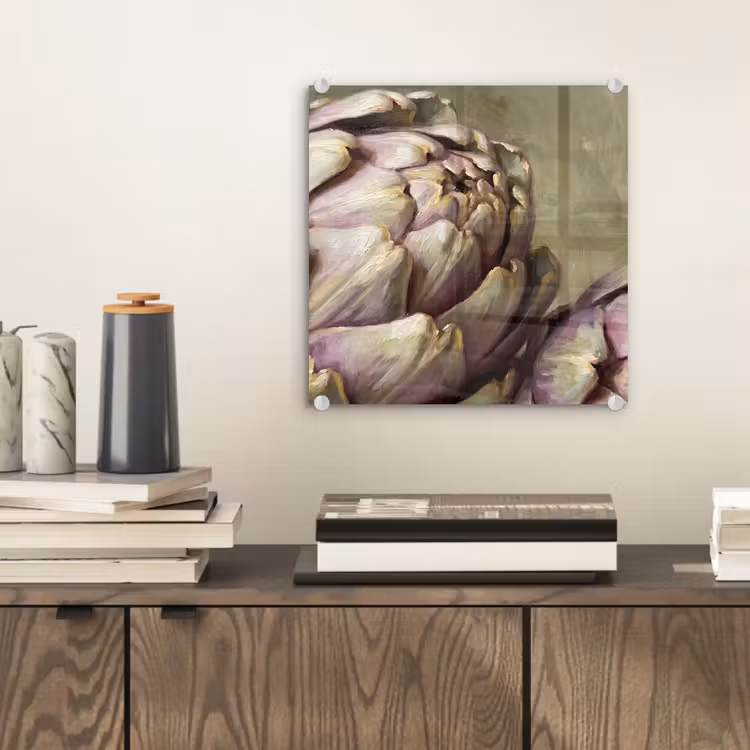 Glasbild - Gemüse – Stillleben – Gemälde - Groente - Stilleven - Schilderij plexiglas 5mm klein