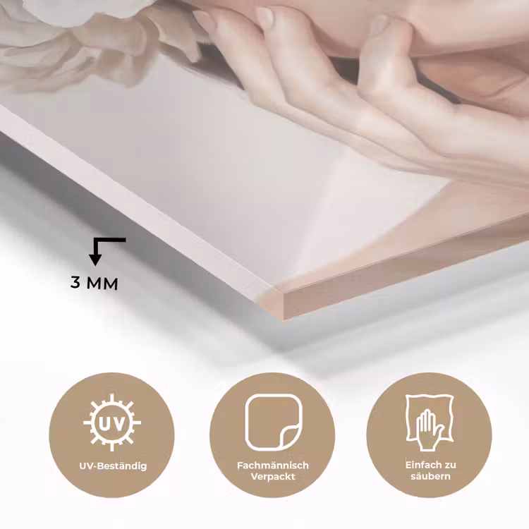 Gezicht - Pioenrozen - Crème plexiglas 5mm klein -wsfeer2_DE