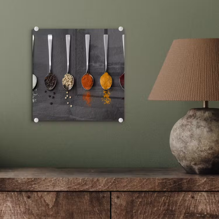 Specerijen - Lepels - Tafel - Rustiek - Kruiden plexiglas 5mm klein -sfeer3