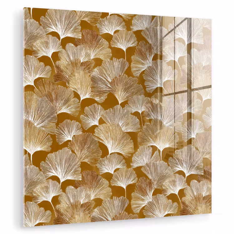 Ginkgo - Bladeren - Goud plexiglas 5mm klein 11 -zzzproduct_nieuw