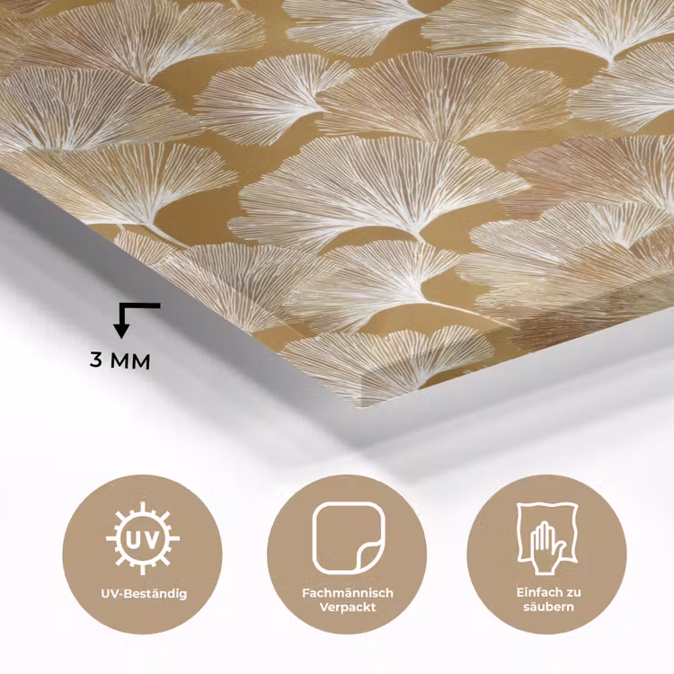 Ginkgo - Bladeren - Goud plexiglas 5mm klein 11 -wsfeer2_DE
