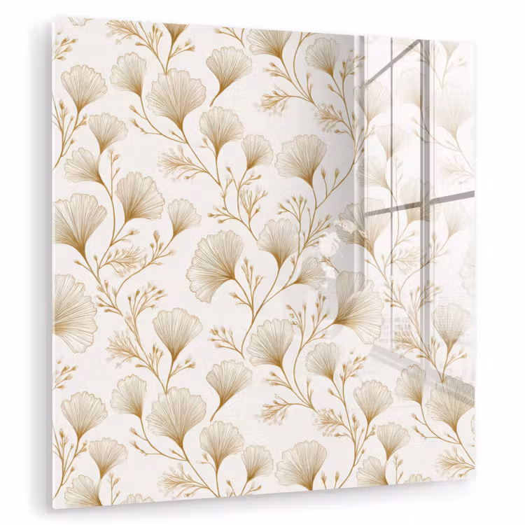 Ginkgo - Takken - Goud plexiglas 5mm klein 11 -zzzproduct_nieuw