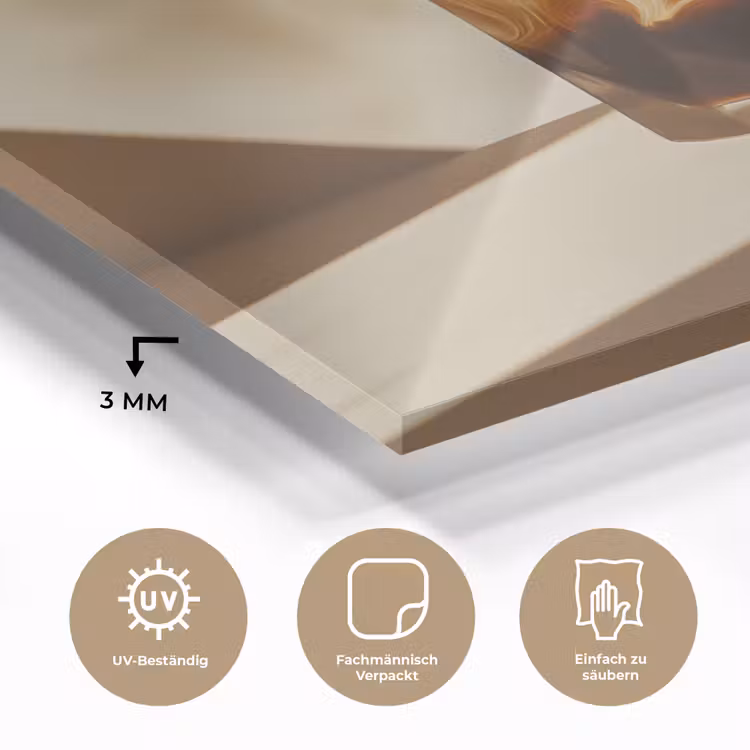 Glas - Ijskoffie - Schaduw - Bruin plexiglas 5mm klein -wsfeer2_DE
