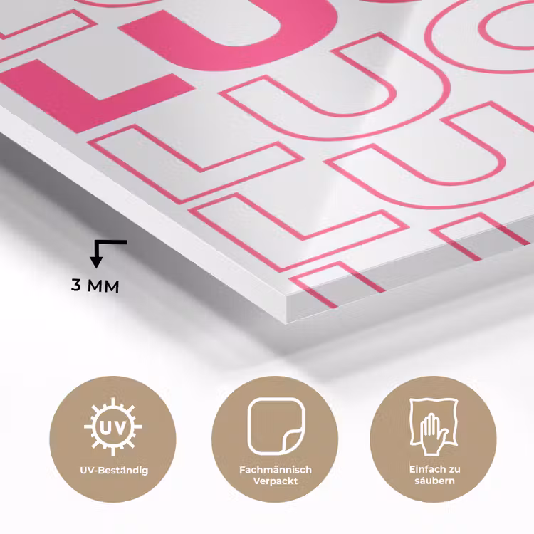 Lucky - Roze - Patroon plexiglas 5mm klein -wsfeer2_DE