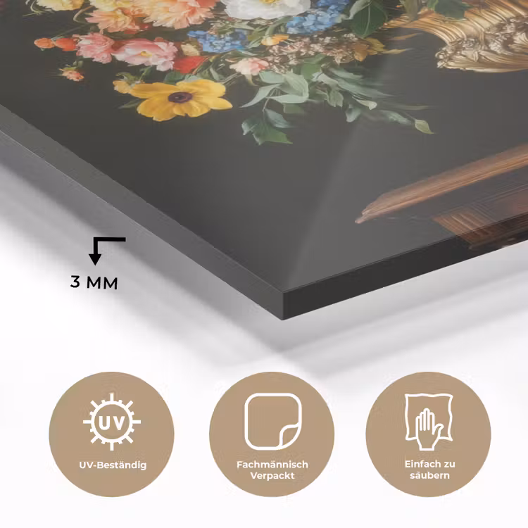 Goud - Bloemen - Kleuren - Vaas plexiglas 5mm klein -wsfeer2_DE