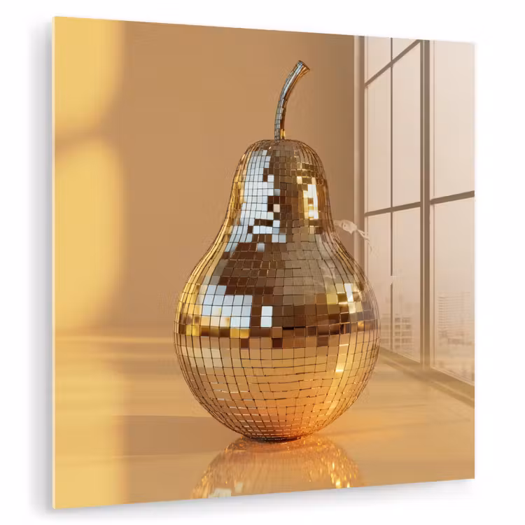 Goud - Disco - Glitter - Peer plexiglas 5mm klein -zzzproduct_nieuw