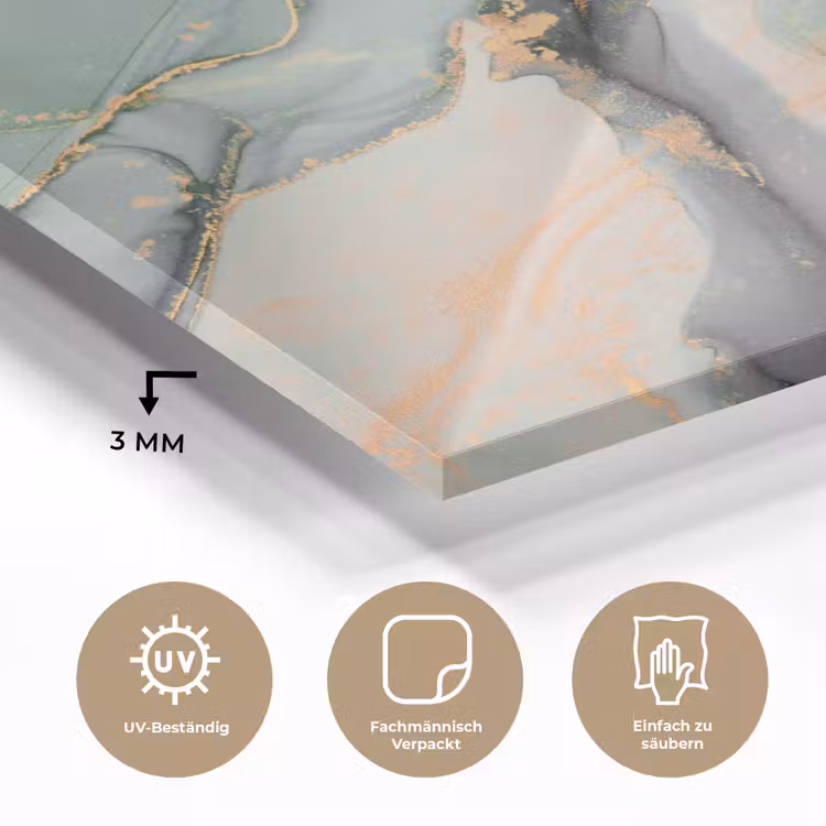 Goud - Marmer - Groen - luxe - Glitter - Marmerlook plexiglas 5mm klein -wsfeer2_DE