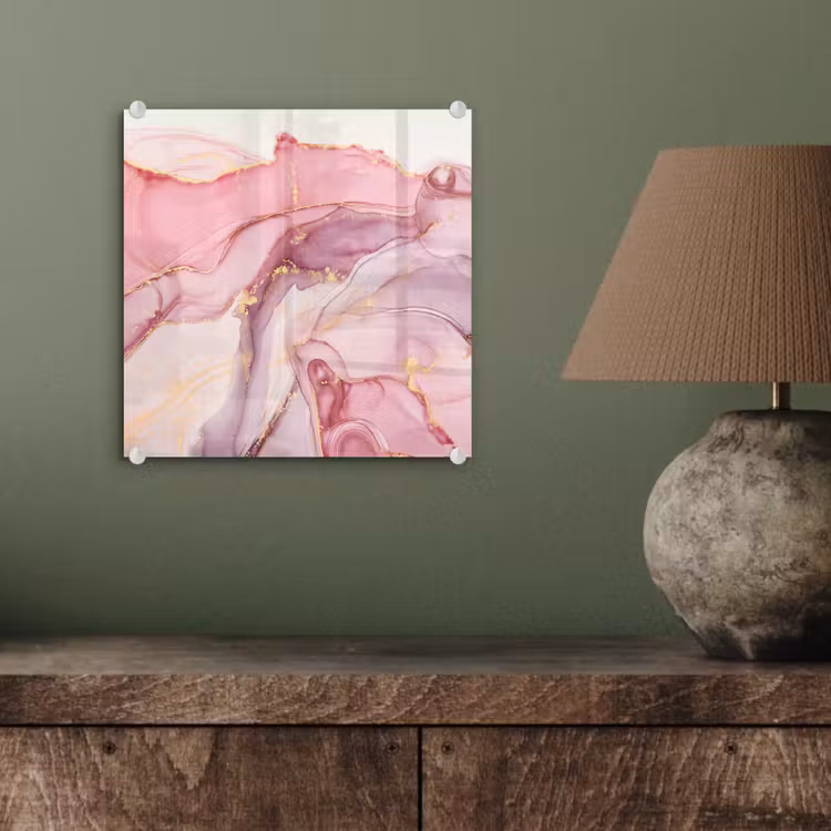 Goud - Marmer - Roze plexiglas 5mm klein -sfeer3