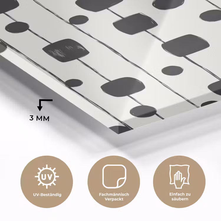 Grafisch - Modern - Zwart plexiglas 5mm klein 11 -wsfeer2_DE
