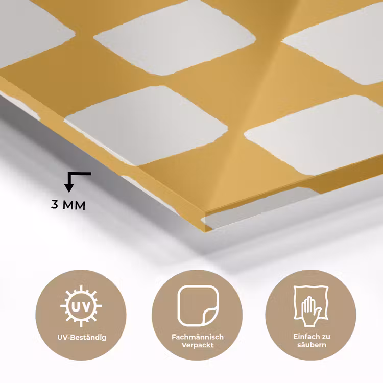 Grafisch - Patroon - Oker plexiglas 5mm klein 11 -wsfeer2_DE