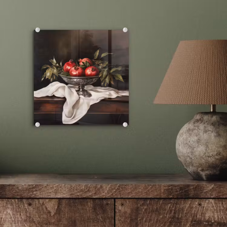 Granaatappels - Klassiek - Vintage plexiglas 5mm klein -sfeer3