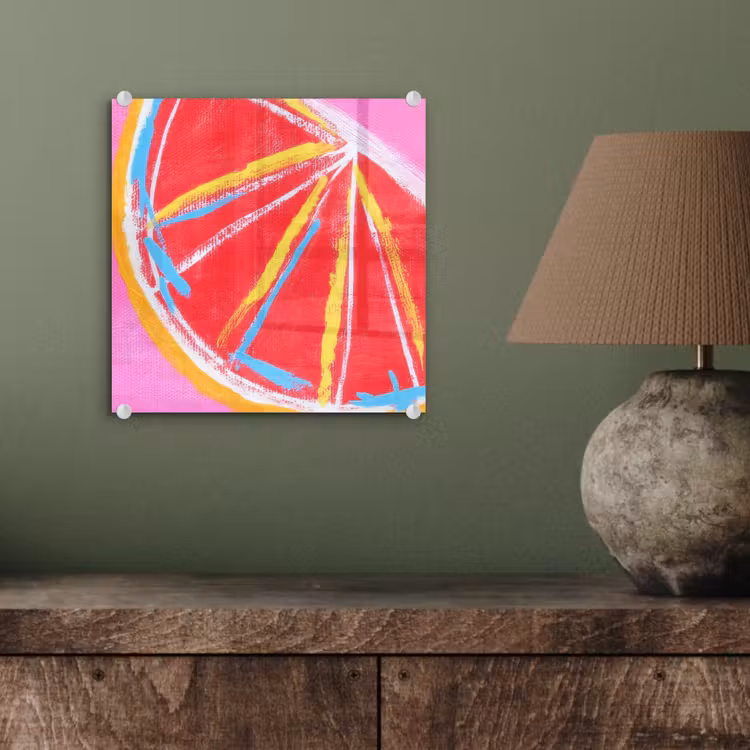 Grapefruit - Geschilderd - Roze - Strepen plexiglas 5mm klein -sfeer3