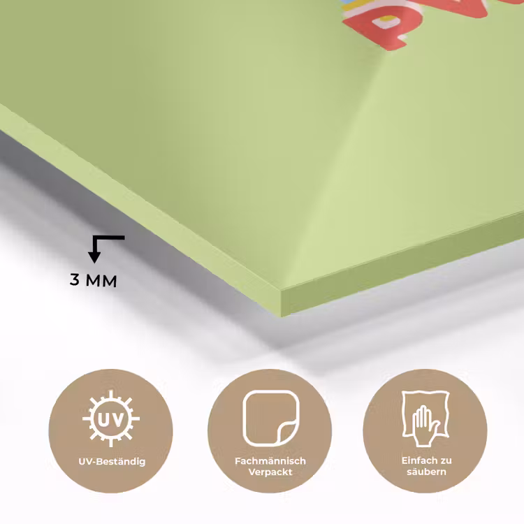 Grl pwr - Groen - Rood - 3D plexiglas 5mm klein -wsfeer2_DE