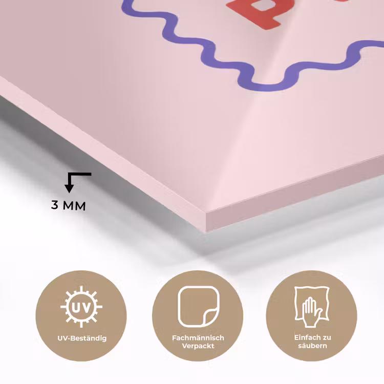 Grl pwr - Roze - Kader plexiglas 5mm klein -wsfeer2_DE