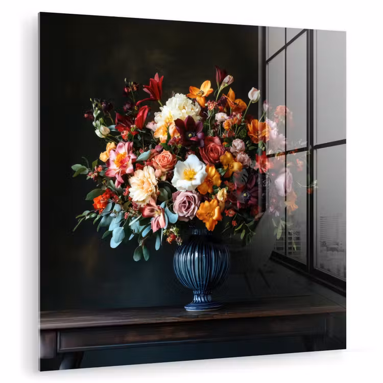 Groot - Bloemen - Vaas - Boeket plexiglas 5mm klein -zzzproduct_nieuw
