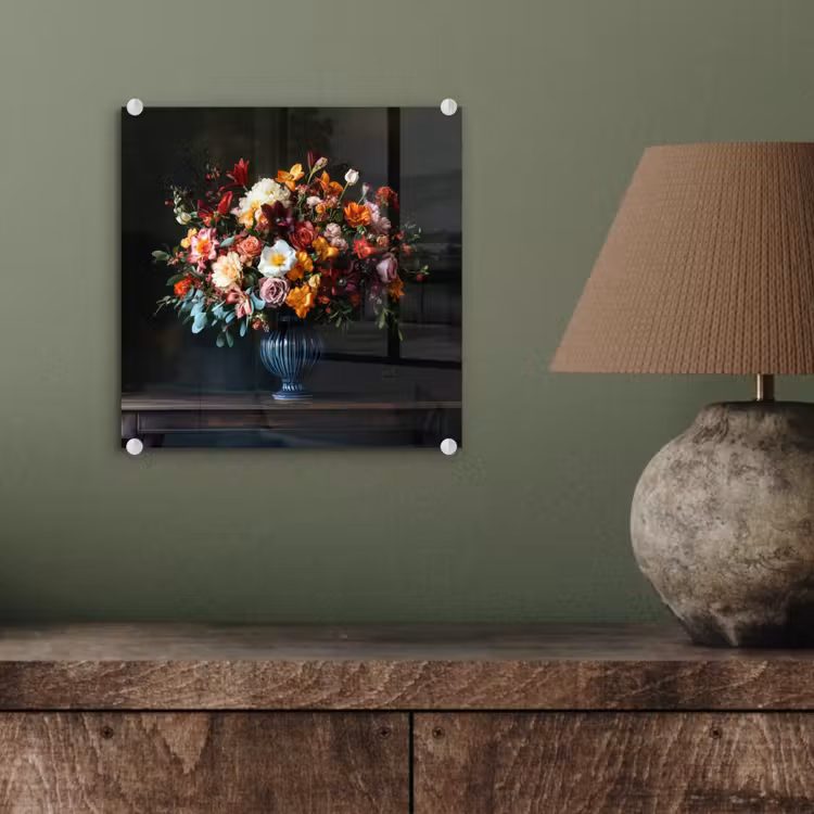 Groot - Bloemen - Vaas - Boeket plexiglas 5mm klein -sfeer3