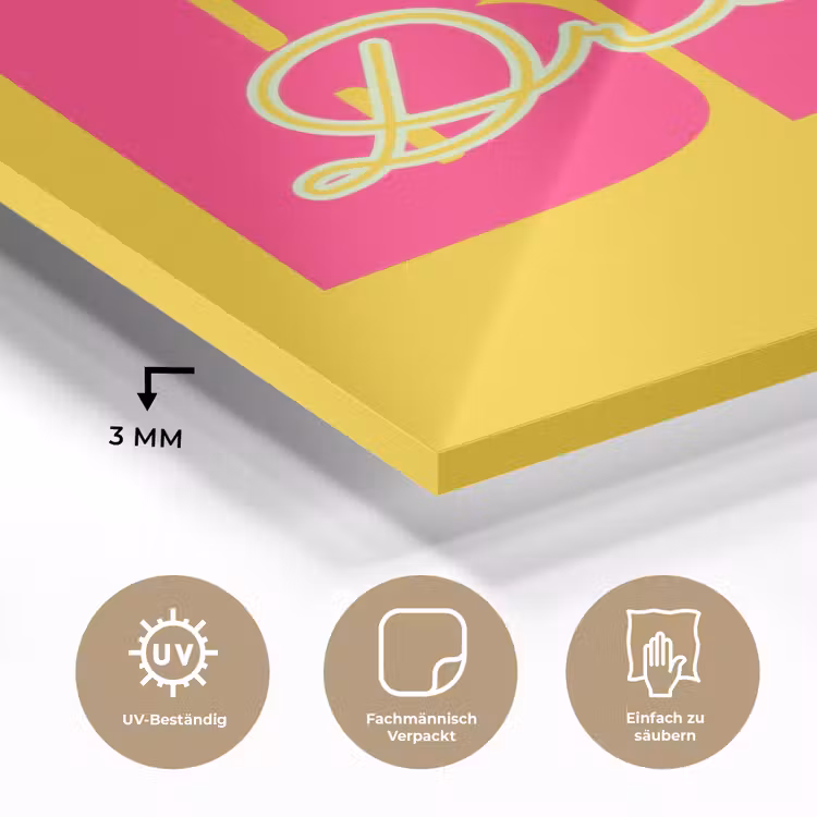 Dream big - Geel - Roze plexiglas 5mm klein -wsfeer2_DE