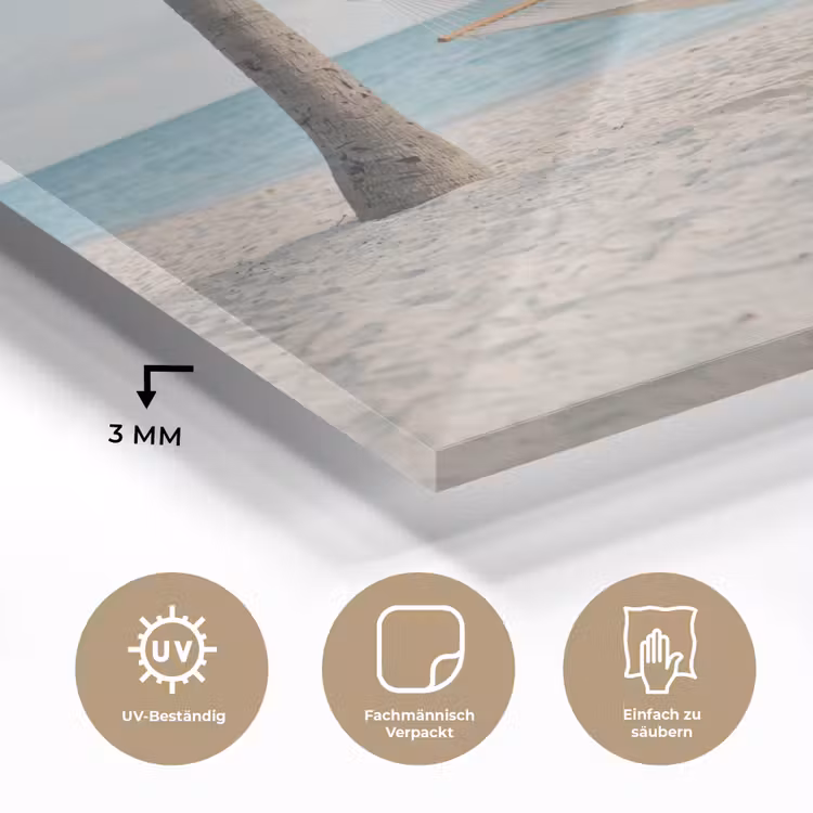 Hangmat - Strand - Wit plexiglas 5mm klein -wsfeer2_DE