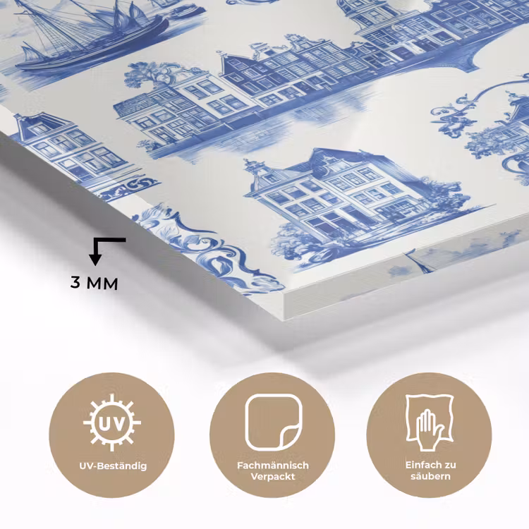 Huizen - Schepen - Blauw plexiglas 5mm klein 11 -wsfeer2_DE