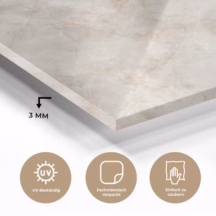 Lichtbeige - Goudbruine Nerven - Marmer plexiglas 5mm klein 11 -wsfeer2_DE