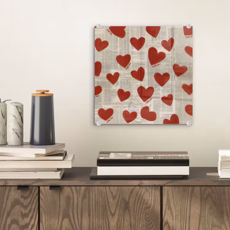 Hartjes - Krant - Loveyou plexiglas 5mm klein -sfeer1
