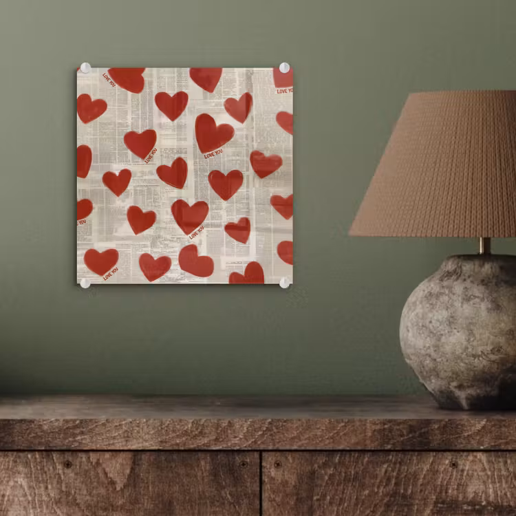 Hartjes - Krant - Loveyou plexiglas 5mm klein -sfeer3