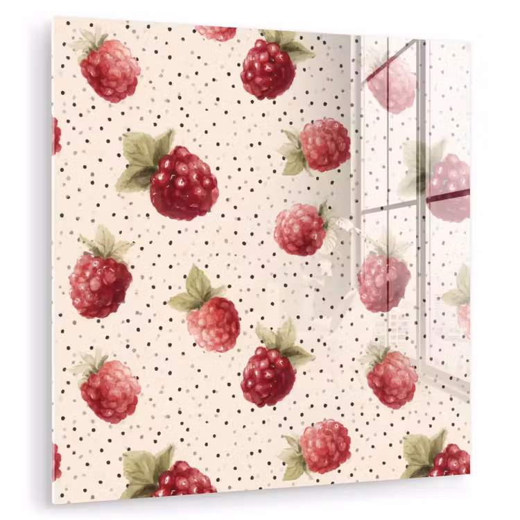 Framboos - Stippen - Rood plexiglas 5mm klein 11 -zzzproduct_nieuw