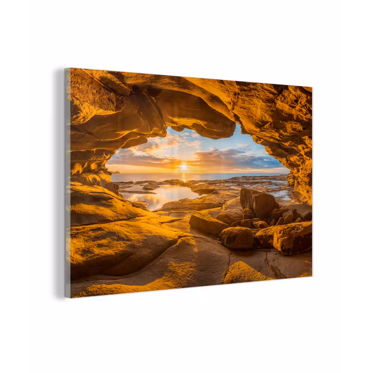 Grot - Zee - Horizon - Zonsondergang plexiglas 5mm klein -z3d