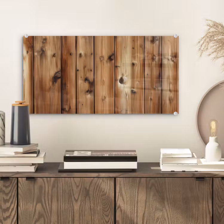 Hout - Planken - Bruin plexiglas 5mm klein -sfeer1