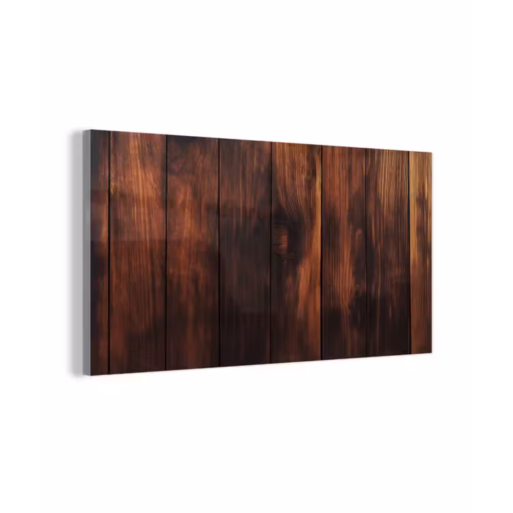 Hout - Planken - Vintage - Donkerbruin plexiglas 5mm klein -z3d