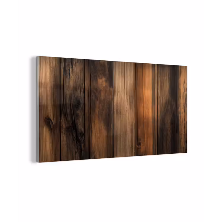 Hout - Rustiek - Donkere Planken plexiglas 5mm klein -z3d