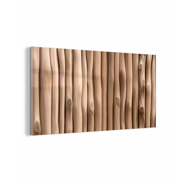 Hout - Stam - Lichtbruin plexiglas 5mm klein -z3d
