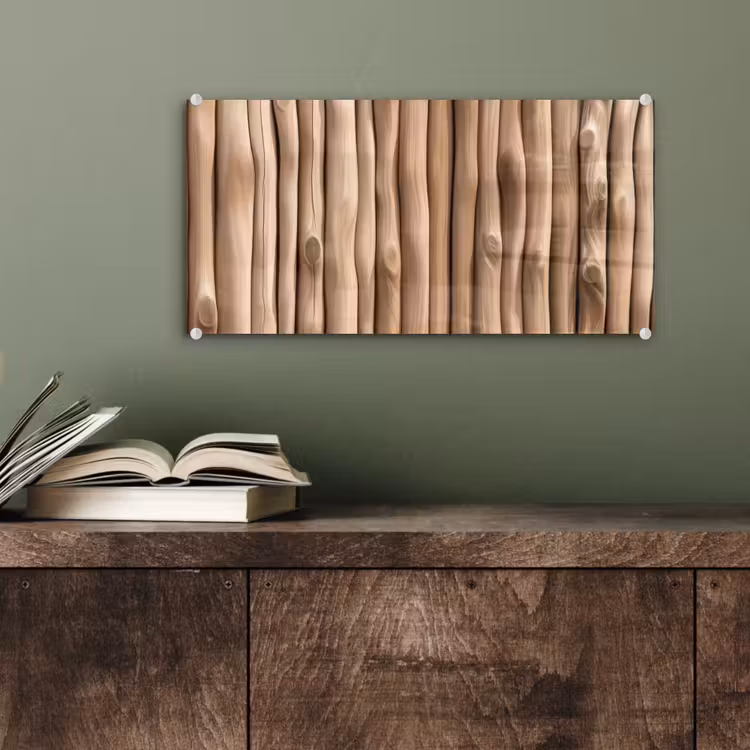 Hout - Stam - Lichtbruin plexiglas 5mm klein -sfeer3
