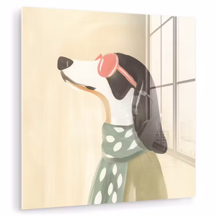 Hond - Zonnebril - Sjaal plexiglas 5mm klein -zzzproduct_nieuw