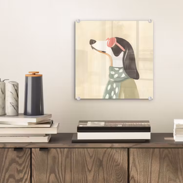 Hond - Zonnebril - Sjaal plexiglas 5mm klein -sfeer1