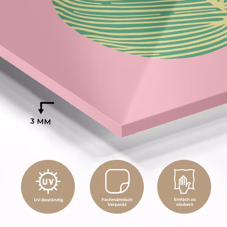 Illustratie - Blad - Minimalistisch - Groen plexiglas 5mm klein -wsfeer2_DE