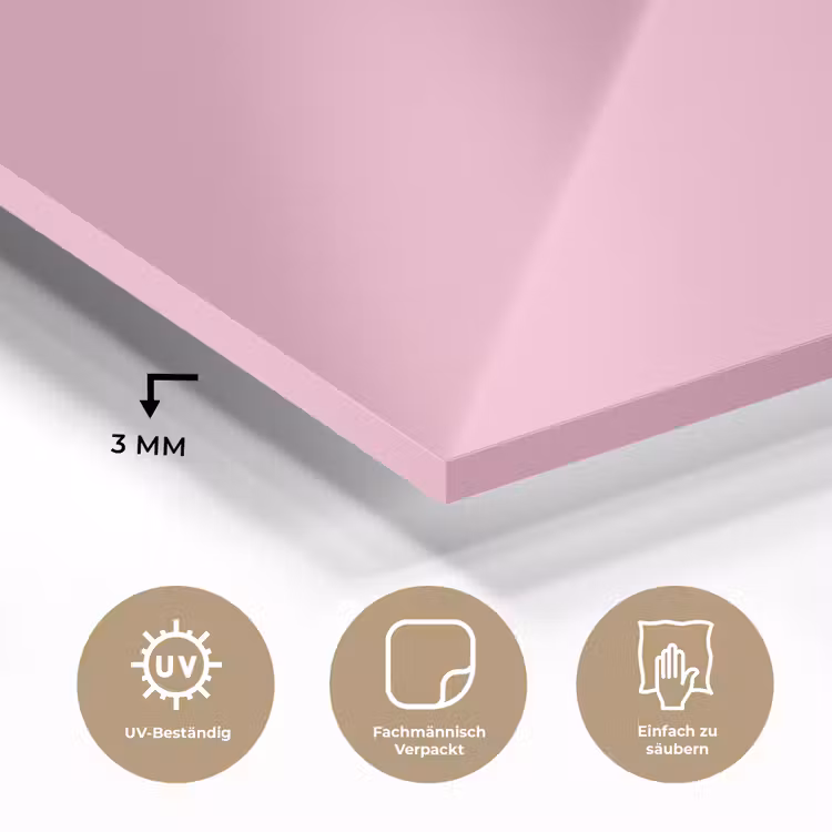 Yes you can do it - Rood - Roze plexiglas 5mm klein -wsfeer2_DE