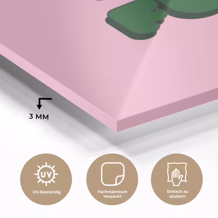 Yes fun - Groen - Roze plexiglas 5mm klein -wsfeer2_DE