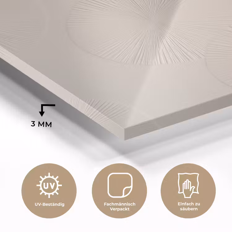 Japandi - Beige - Modern plexiglas 5mm klein -wsfeer2_DE